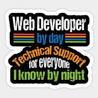 Web Developer | Struggles of the IT Professional Sticker